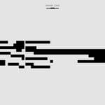 Czarno-biała minimalistyczna abstrakcja symbolizująca przyszłość sztucznej intel