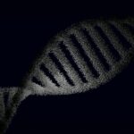 Czy edycja genów u dzieci będzie kiedyś legalna? Jakie są granice bioetyki Artystyczna ilustracja helisy DNA na ciemnym tle